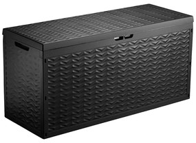 Záhradný box úložný Cargo, plast, antracit, 120 × 45 × 60 cm