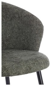 Khaki kovové jedálenské kreslá v súprave 2 ks Radaja – Light &amp; Living