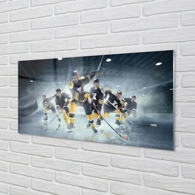 Obraz na skle hokej 125x50 cm