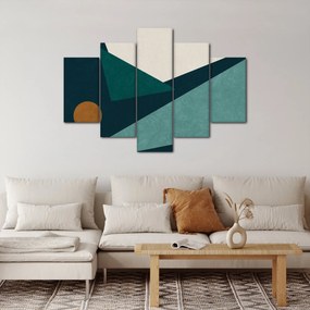 Obraz - Kubistická abstrakcia (150x105 cm)
