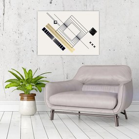 Obraz - Geometrické tvary N⁰6 (70x50 cm)