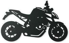 drevko Nálepka na stenu Športová motorka Rozmer obrazu: 37,5 x 65 cm, Farba dekorácie: Čierna
