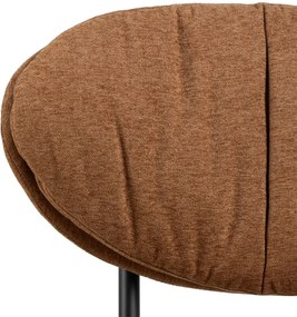 Designové křeslo Burma lounge terakota/černé