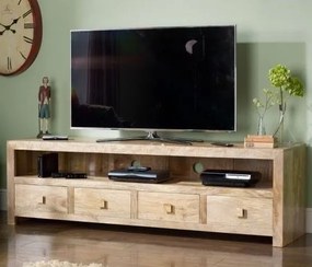 furniture-nabytek.cz - TV stolík masív z dreva mango 160x50x45