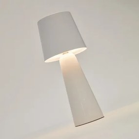 ARENYS SMALL stolová bezkáblová lampa Biela