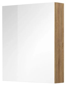 Mereo Mereo, Aira, kúpeľňová galérka 60 cm, zrkadlová skrinka, MER-CN715GR