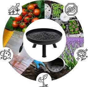 Bauerkraft Veľké liatinové ohnisko - 60 cm