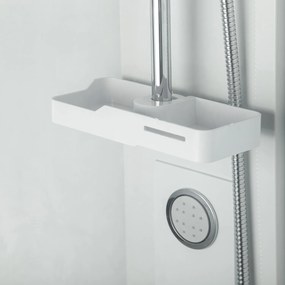 Novoterm Hydromasážny box NV-Wega 90x90 biely