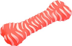 Gumová hračka pre psov BONE 18 cm, ružová