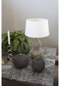 ByRydens 4001840-6508 - Stolová lampa LOFTY 1xE27/5W/230V biela/strieborná