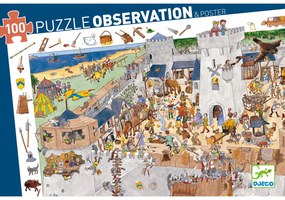 Puzzle - Opevnený hrad - 100 ks