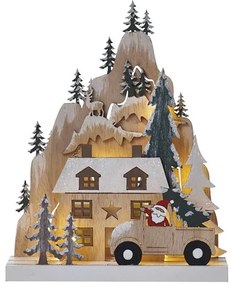 LED Vianočná dekorácia  10xLED/2xAA béžová