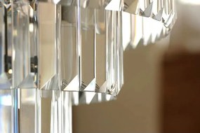 Toolight Toolight, podlahová krištáľová lampa 3xE14 APP925-3F, čierna, OSW-01042