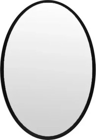 Nástenné zrkadlo Oval 40x60 cm, čierne%