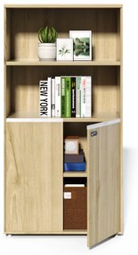 Kancelárska skriňa Houseland Profit Bliss 01 prírodný dub