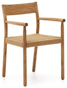 Jedálenská stolička z dubového dreva v prírodnej farbe Yalia – Kave Home