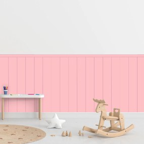 60x100cm Obdĺžnik - Cukríkovo ružová farba - textilná nálepka na stenu Farba: Bledá, Veľkosť: 100 cm