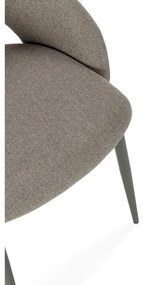 Zelené čalúnené jedálenské stoličky v súprave 2 ks Lia – Marckeric