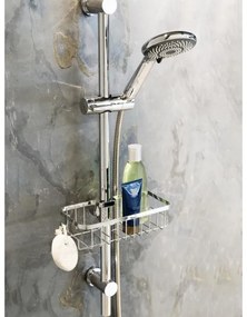 WENKO 25678100 - Košík FLORESTA 24x14 cm strieborný