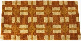 Bavlnený kúpeľňový koberec Geometric