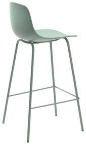 Svetlozelená plastová barová stolička 92,5 cm Whitby – Unique Furniture