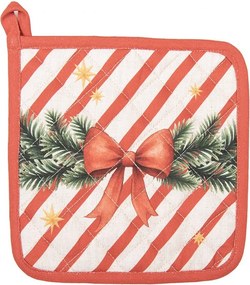 Vianočná bavlnená chňapka - podložka Christmas Carousel Dream - 20 * 20 cm
