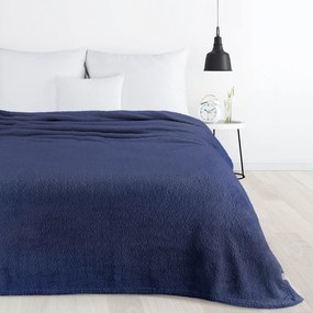 DEKA Z MIKROFLANELU LORI 200X220 CM TMAVOMODRÁ