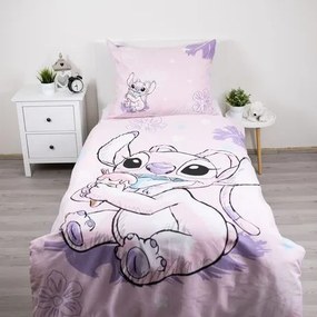 Jerry Fabrics Bavlnené obliečky 140x200 + 70x90 cm - Lilo and Stitch "Ice Cream"