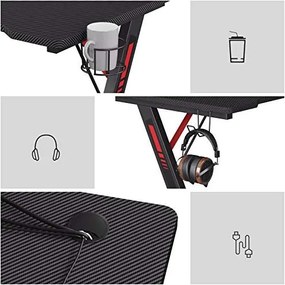 Počítačový stôl so stojanom SONGMICS LGD001B01