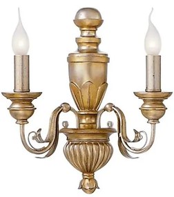 Ideal Lux - Nástenná lampa FIRENZE 2xE14/40W/230V zlatá