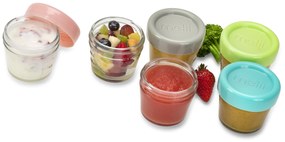Sklenené dózičky na potraviny 118 ml - 6 ks