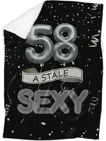 Deka Stále sexy – Čierna (vek: 58, Podšitie baránkom: ÁNO)