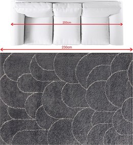 Koberec Royal smoky blue/cream 160x230cm