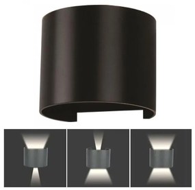 LED Vonkajšie nástenné svietidlo LED/6W/230V 4000K IP65 čierna