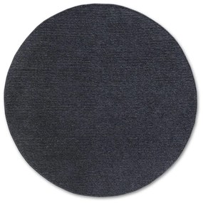 Tmavosivý ručne tkaný vlnený okrúhly koberec ø 200 cm Francois – Villeroy&amp;Boch