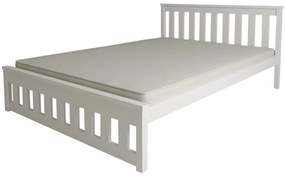 Posteľ MAICA 90 x 200 cm, biela Rošt: S latkovým roštom, Matrac: Matrac Coco Maxi 20 cm