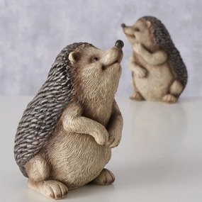 Záhradná figúrka z polyresinu Maggy, sada 2ks, 12 cm, hnedá