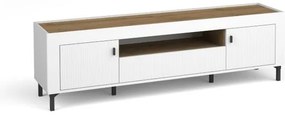 TV Stolík/Skrinka Mossana MO8 (biela). Akcia -20%. Vlastná spoľahlivá doprava až k Vám domov. 1096841