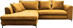XXXLutz ROHOVÁ SEDAČKA, textil, žltá Livetastic - Sedačky - 001574004310