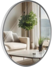 Nástenné zrkadlo Elsie M 323824 - 45x45 cm - Strieborná