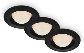 Briloner 7056-035 - SADA 3x LED Kúpeľňové podhľadové svietidlo LED/3W/230V IP44 7056-035