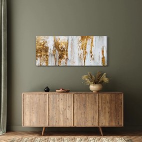 Obraz - Abstrakcia so zlatou (120x50 cm)