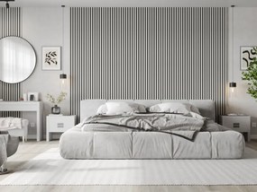 Mexen Lam-F, akustické stenové lamely 275 × 31,5 cm, filc 6 mm, biela matná, S105-275317-2812-051