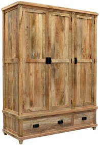 furniture-nabytek.cz - Šatníková skriňa 150 z masívneho dreva mango 150x60x200