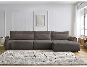 Hnedá rohová pohovka Aden – Bobochic Paris