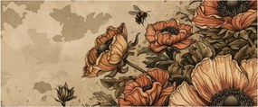 Obraz - Včelia lúka II. (120x50 cm)
