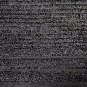 Dekorstudio Bavlnený uterák SAMMY zdobený pruhmi v oceľovosivej farbe Rozmer uteráku: 70x140cm
