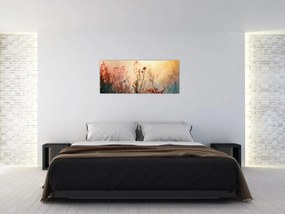 Obraz - Divoké kvety (120x50 cm)