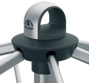 Doppler EXPERT 280 cm - slnečník s automatickým naklápaním kľukou, 100 % polyester