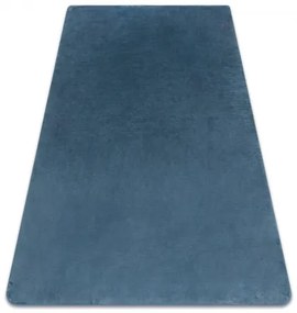 Koberec prateľný POSH Shaggy, plyšový, Hrubý, protišmykový, modrý Veľkosť: 120x160 cm